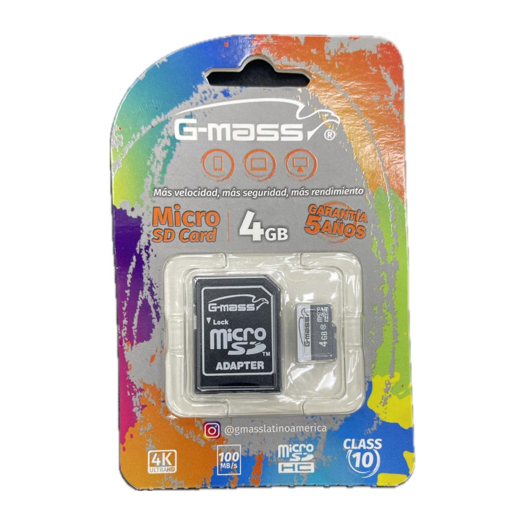 Memoria MicroSD 4GB